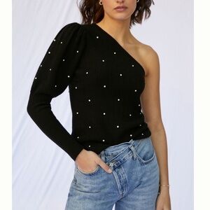 NWT | Anthropologie One Shoulder Sweater